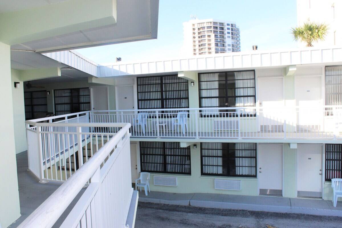 Two floor beachfront building at Holiday Shores Beach Club